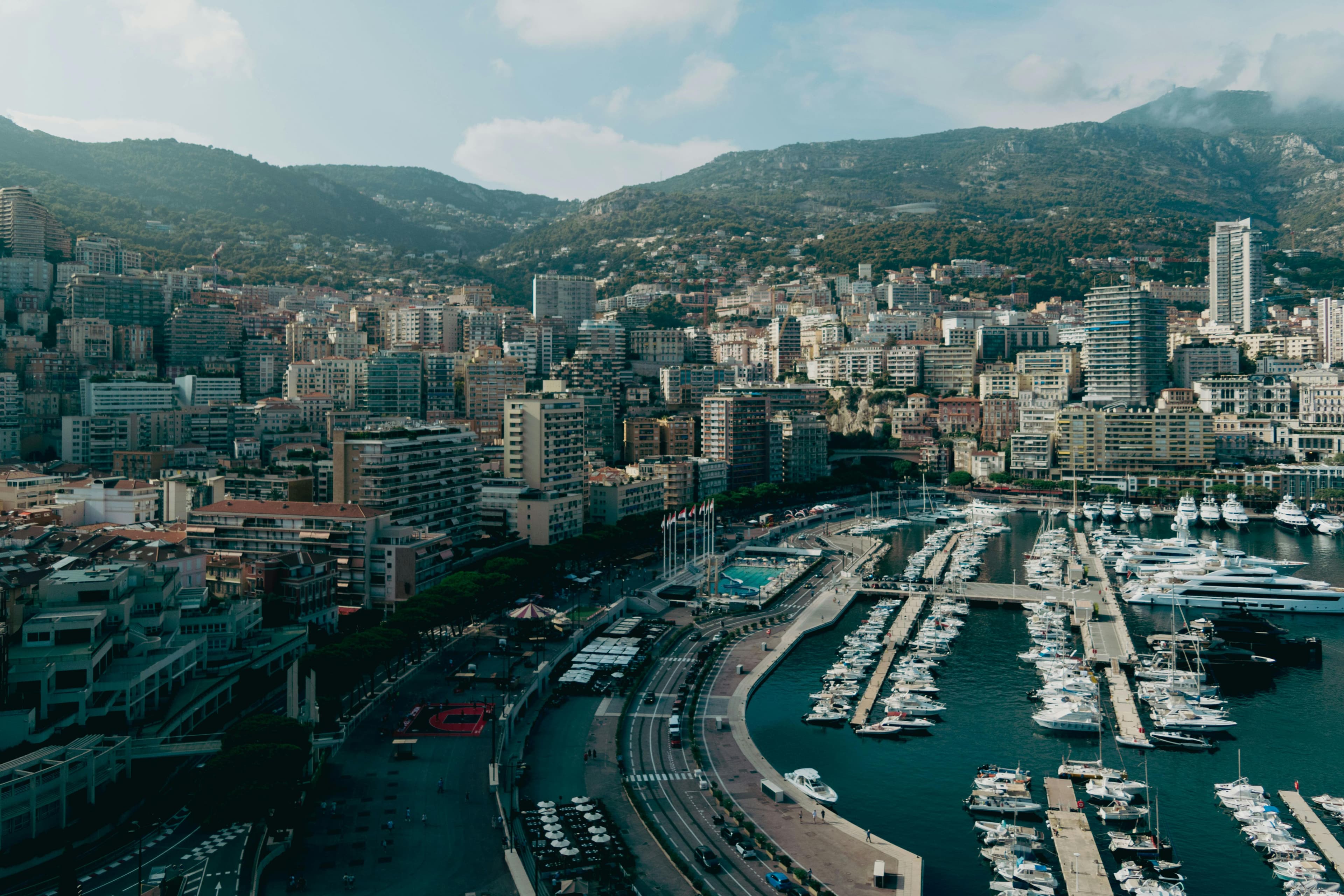 Monaco coastal view