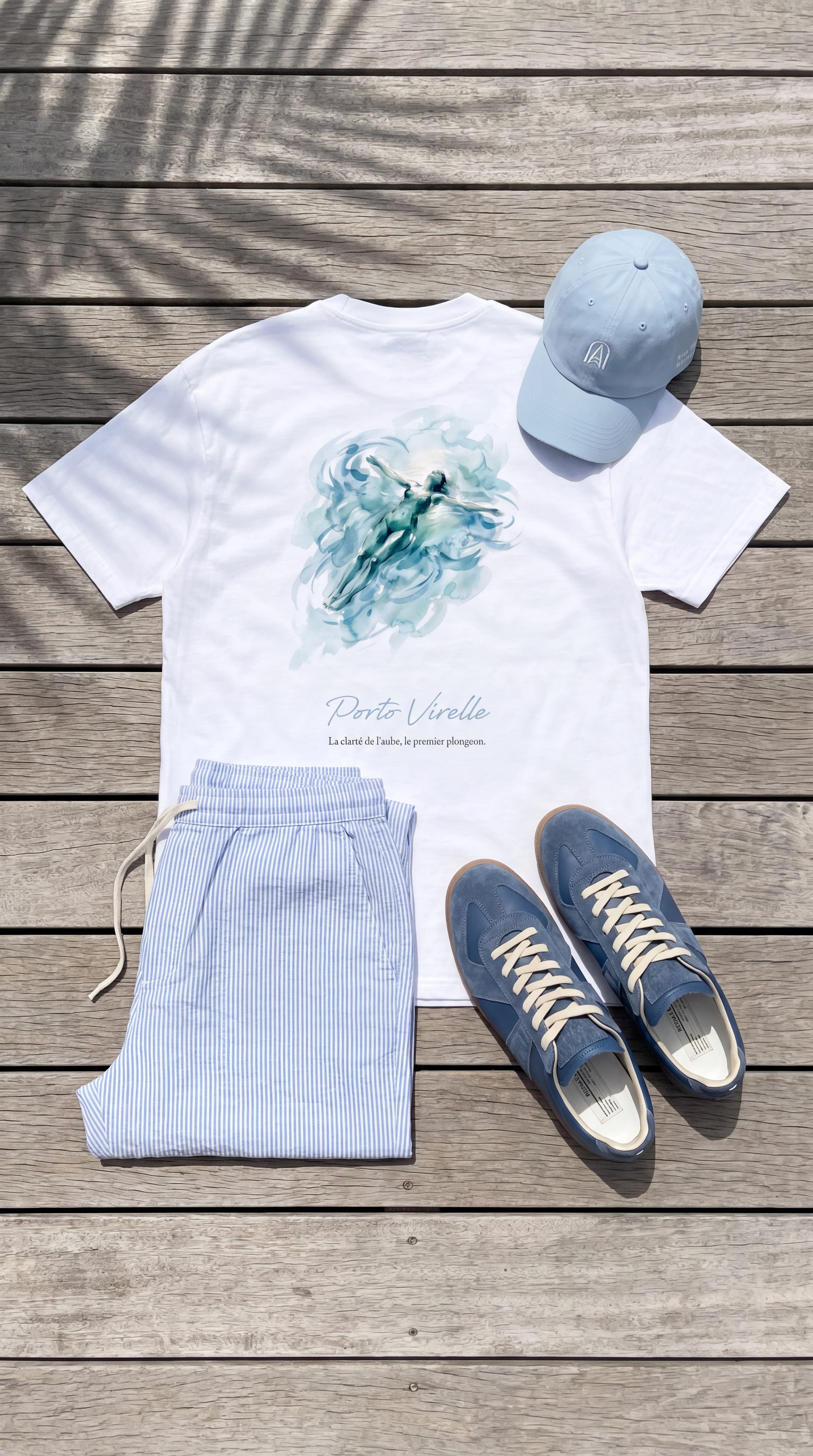 Premier Plongeon — design illustration
